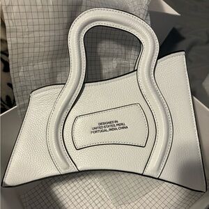 MSCHF Global Supply Chain Telephone Handbag WHITE